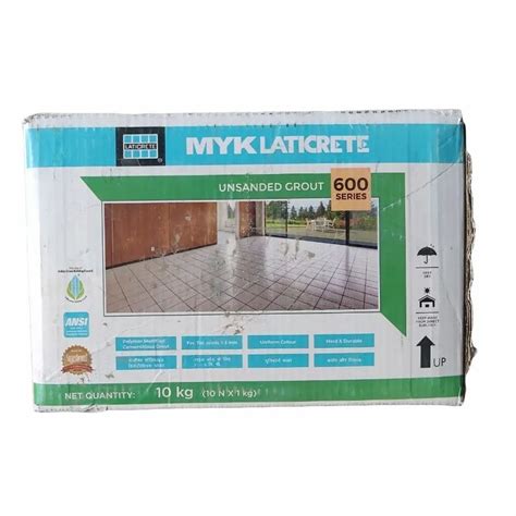 Myk Laticrete Series Unsanded Grout Kg Box At Rs Bag In