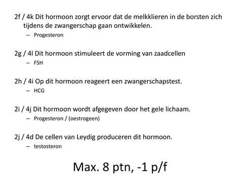 Ppt Hormonale Regeling En Voortplanting Powerpoint Presentation Free