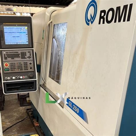 TORNO CNC ROMI GL250 FANUC 2019 LX Maquinas