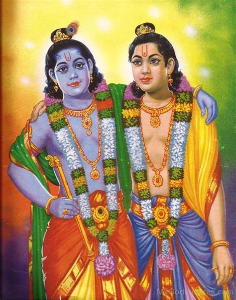 Lord Balarama And Lord Krishna - God Pictures