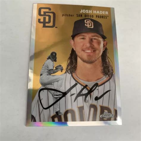 Topps Chrome Platine Anniversaire R Fracteur Josh Hader