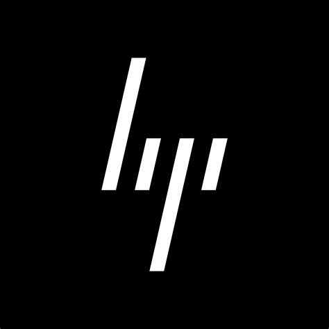 Sleek and Stylish HP Logo Design