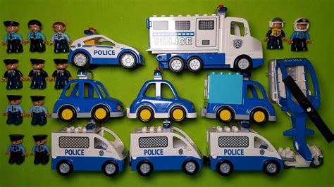 Lego Duplo Police Cars And Police Station 레고 듀플로 경찰서와 경찰차들 Youtube