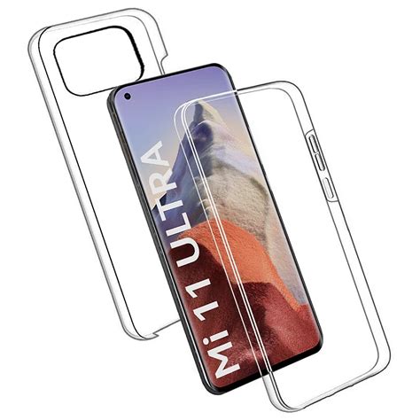 Funda Doble Xiaomi Mi Ultra Silicona Transparente Delantera Y Trase