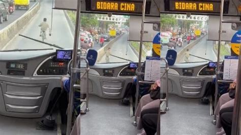 Viral Bocah Kesetanan Kayuh Sepeda Di Jalur Busway Warganet Kayak