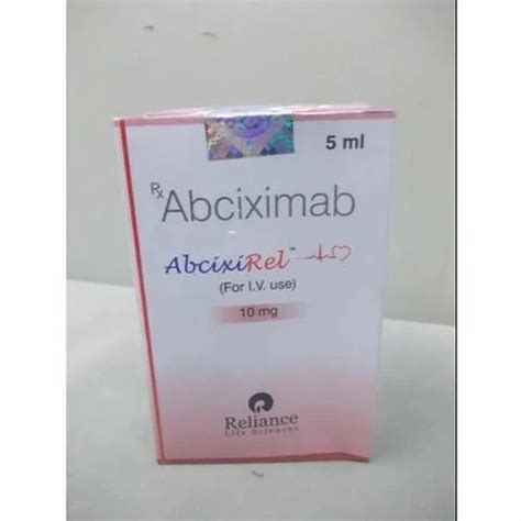 5 Ml Abcixirel 10mg Injection Abciximab 10mg Packaging Size Vial At