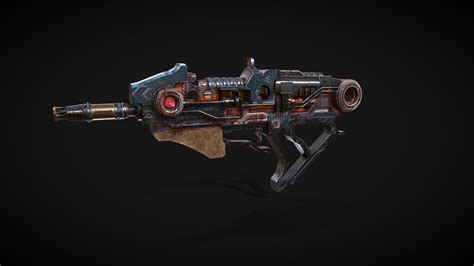 Sci-Fi Rifle - Buy Royalty Free 3D model by SnowyTrain [bfff51f ...