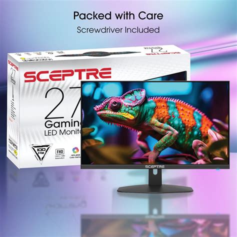 Sceptre New 27-inch Gaming Monitor 100Hz 1ms DisplayPort HDMI x2 100% ...