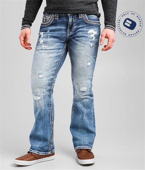 Rock Revival Jeans Men Low Rise Boot Cut Munimorogobpe