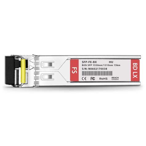 HW SFP FE LX SM1550 BIDI SFP Mini GBIC Transceiver FS FS