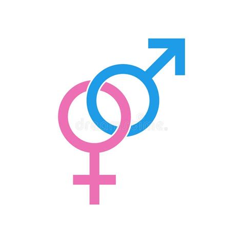 Gender Icon Male And Female Icon Symbols Of Men And Women Vector