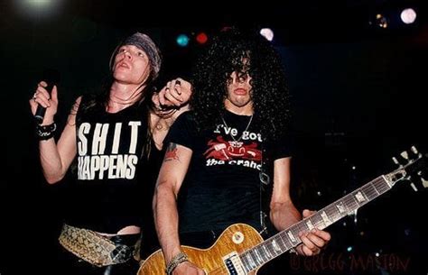 Axl Rose And Slash On Stage 1988 Rgunsnroses