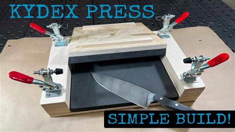 How To Make A KYDEX PRESS Also Works For Leather YouTube