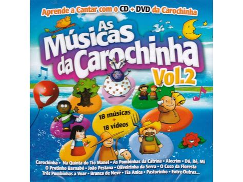 Cd Dvd As M Sicas Da Carochinha As Melhores M Sicas Infantis Vol