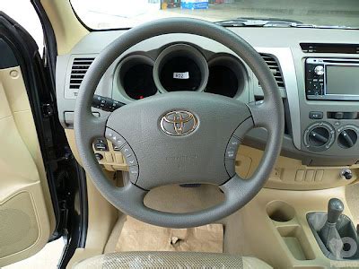 Car Images: Interior of Hilux vigo