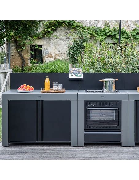 MODULE CUISINIERE GRIS CARGO ENO