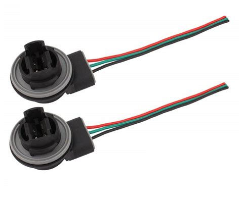 Universal Pigtail Wire Female Socket 3157 S Two Harness Front Turn