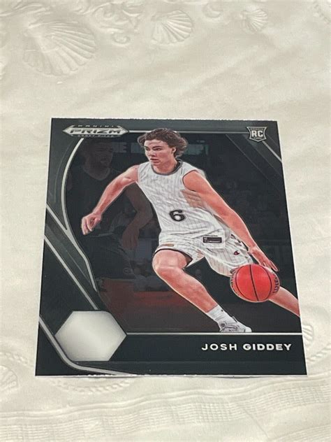 2021 22 Prizm Draft Picks Josh Giddey Rookie RC 17 OKC Thunder EBay