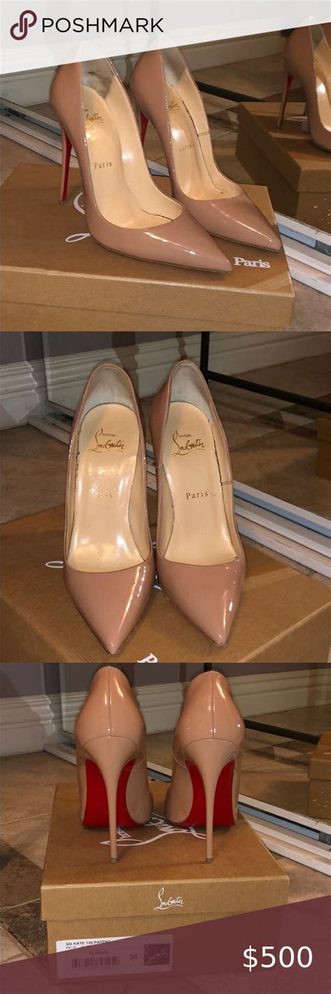 Christian Louboutin So Kate Pump Nude Patent Leather