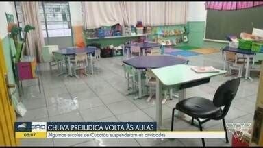 Bom Dia Região Retorno das aulas presenciais em Cubatão é prejudicado