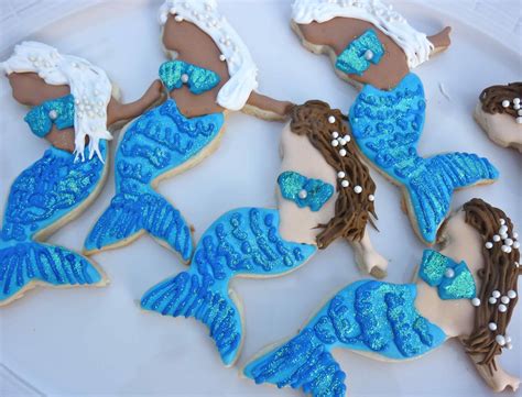 Mermaid Cookies For A Mermangel Over Manhattan Event Diary Of A Mad