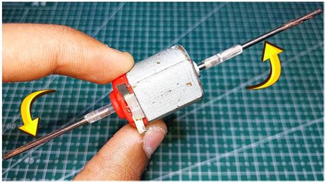 Homemade Dual Shaft Dc Motor How To Make Double Shaft Motor At Home 💡