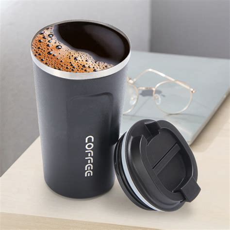 Travel Mug Insulated Coffee Cup With Leakproof Lid Vacuum Insulation