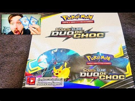 Ouverture D Un DISPLAY POKEMON Soleil Lune DUO DE CHOC 1 FULL ART