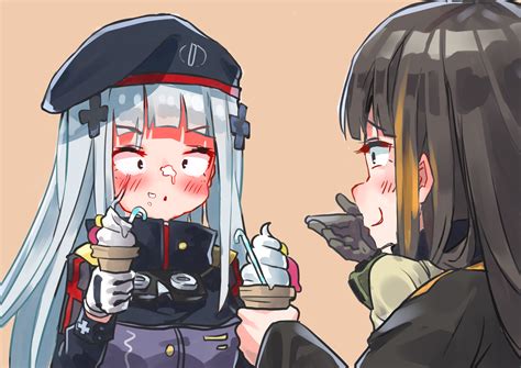 Hk416 And M16a1 Girls Frontline Drawn By Aamond Danbooru