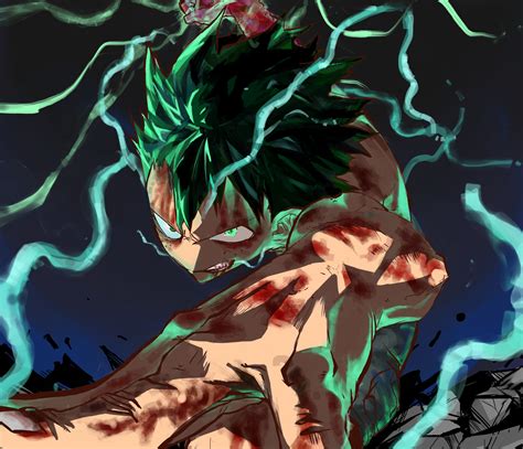 Deku Angry From My Hero Academia