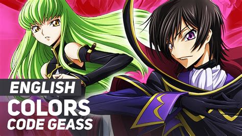 Code Geass Colors Opening English Ver Amalee Youtube