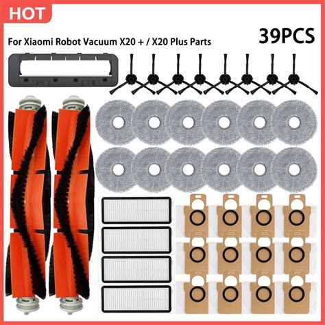Pe As De Reposi O Para Xiaomi Robot Vacuum Escova Lateral Principal