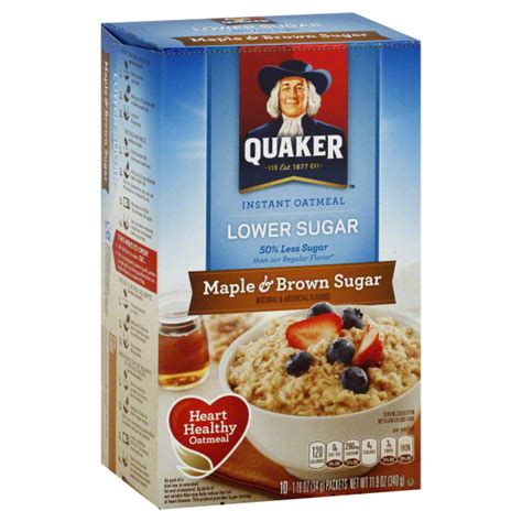 Quaker Instant Oatmeal Maple and Brown Sugar reviews in Oatmeal & Hot ...