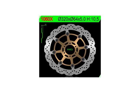 Disque De Frein Ng Brake Avant Wave Pour Yamaha Fzr Xjr