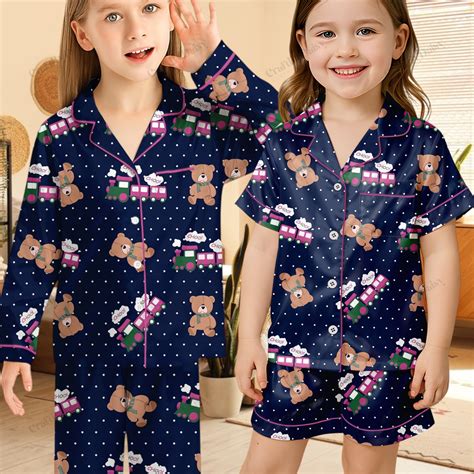 Kpop Demon Hunters Rumi Choo Choo Train Kids and Youth Satin Pajama Set