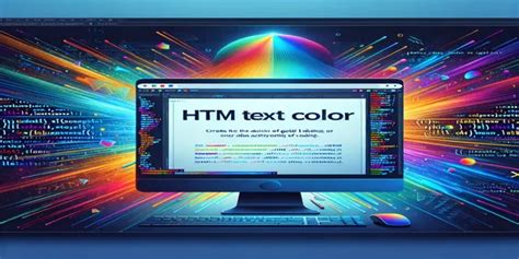 Mastering HTML Text Color: A Comprehensive Guide