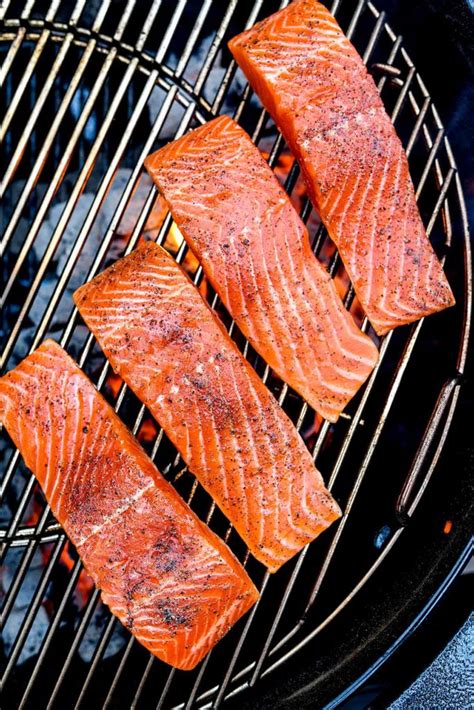 perfectly moist flaky grilled salmon recipe   foodiecrush