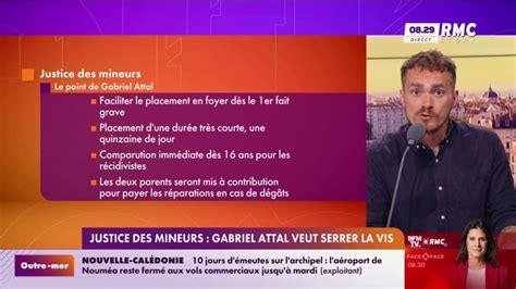 Justice Des Mineurs Gabriel Attal Veut Serrer La Vis