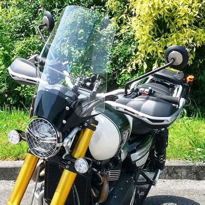 Bulle Bullster Haute protection fumé noir 47 cm Motoblouz