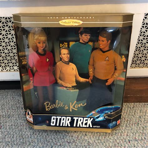 Star Trek Barbie Ken Th Anniversary Collector Edition Etsy