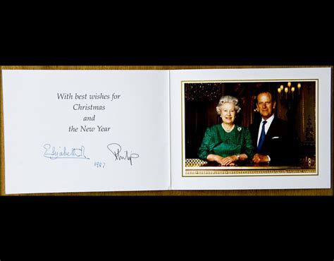 Queen Elizabeth Prince Philip Christmas card 1997 | Royal Christmas ...