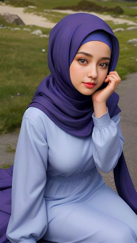 Hijab Muslims Beautiful Girl Fashion Model AI Hijab Muslims Dress