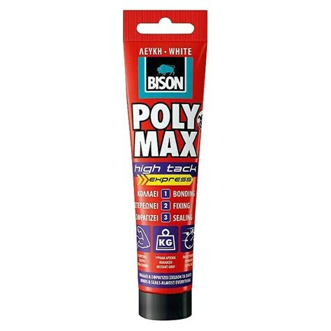 Bison Poly Max Monta No Ljepilo High Tack Express Boja Bijela Ml