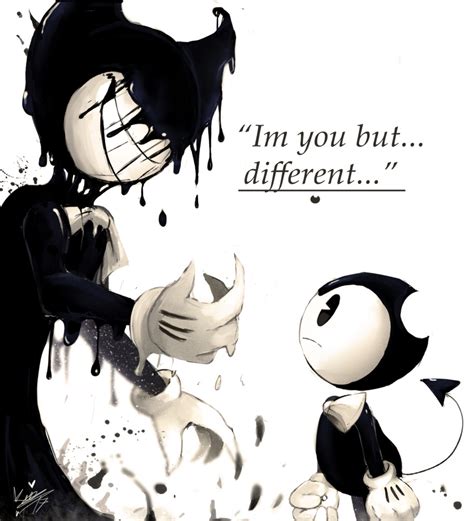 Bendy Meets His Other Side By Kirby Popstar On Deviantart