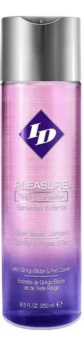 Lubricante Id Pleasure Tingling Sensaciones Oz Base Agua Meses Sin