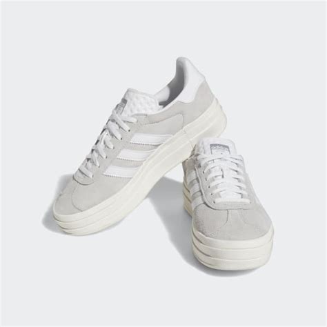 Adidas Gazelle Bold Shoes Grey Adidas Uk