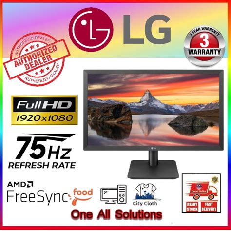 Lg Mp Ips Fhd Hz Ms Amd Freesync Virtually Borderless