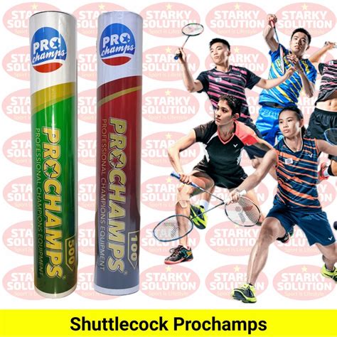 Jual Shuttlecock Bulutangkis PROCHAMPS Kock Kok Badminton Original