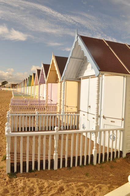 Pastel Beach Huts Photo Uk Beach Guide