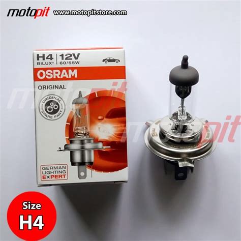 Jual Osram Halogen H W Original Spare Part Bohlam Lampu Standar